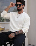 FINGERCROS Men's Premium Waffle Knit Full Sleeve T-Shirt