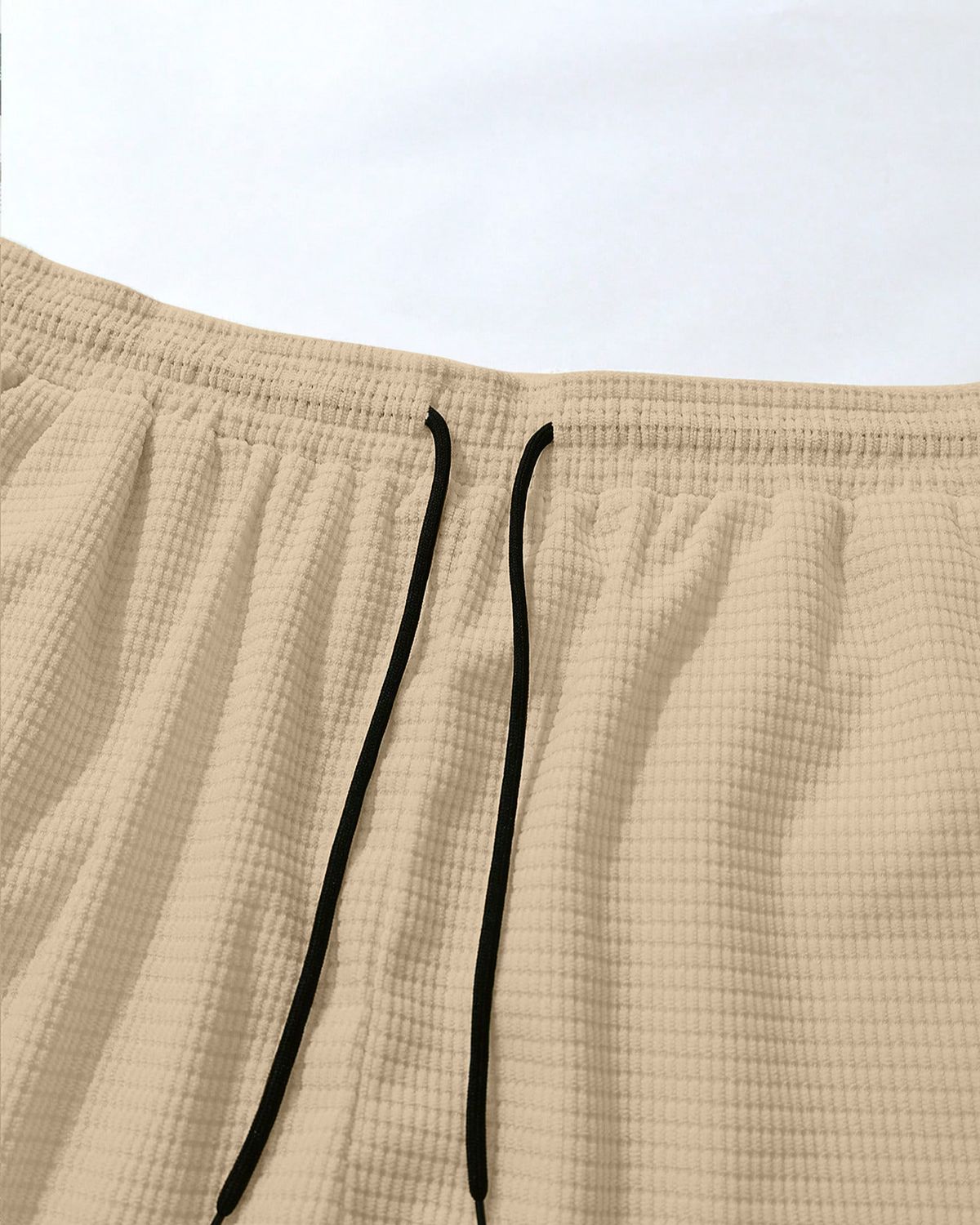 FINGERCROS Men’s Waffle Knit Shorts