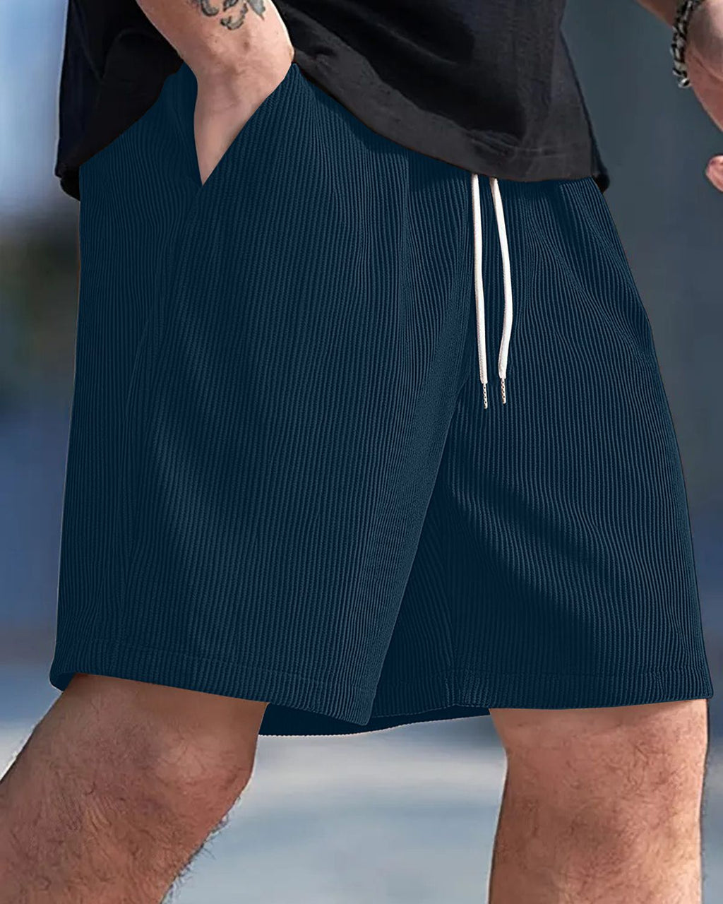 FINGERCROS Men's Premium Corduroy Shorts
