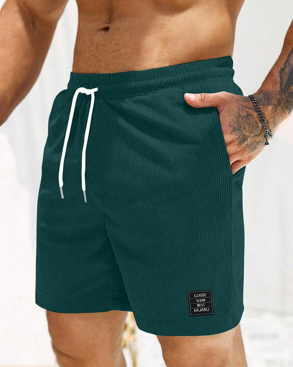FINGERCROS Men's Premium Corduroy Shorts