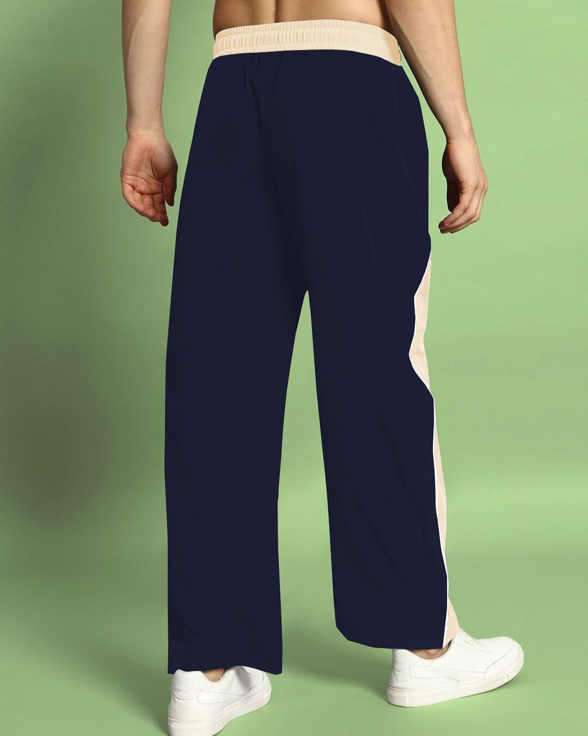 FINGERCROS Men’s Modern Color-Block Athletic Trousers