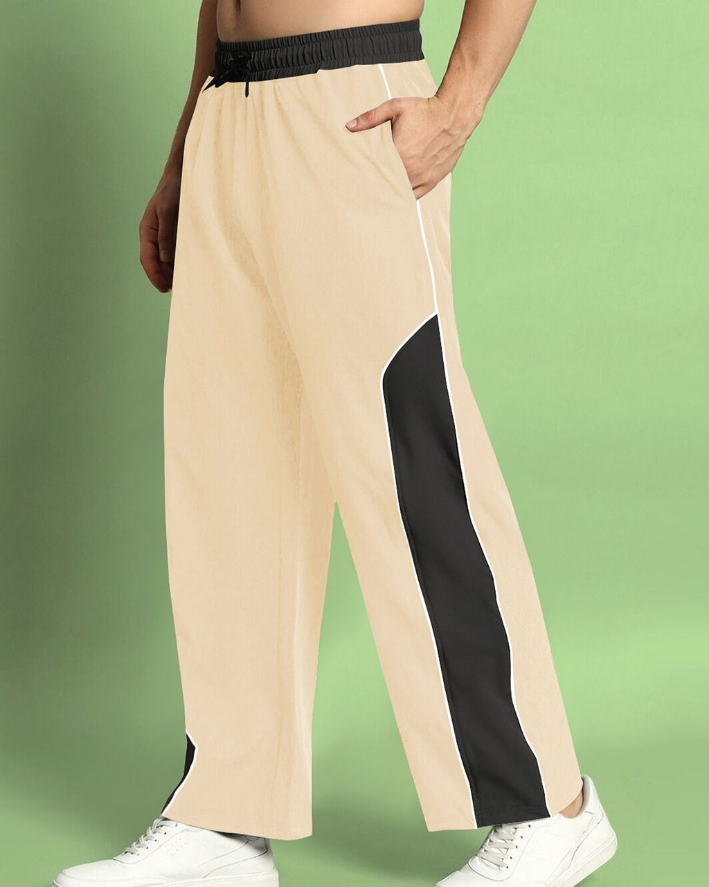 FINGERCROS Men’s Modern Color-Block Athletic Trousers
