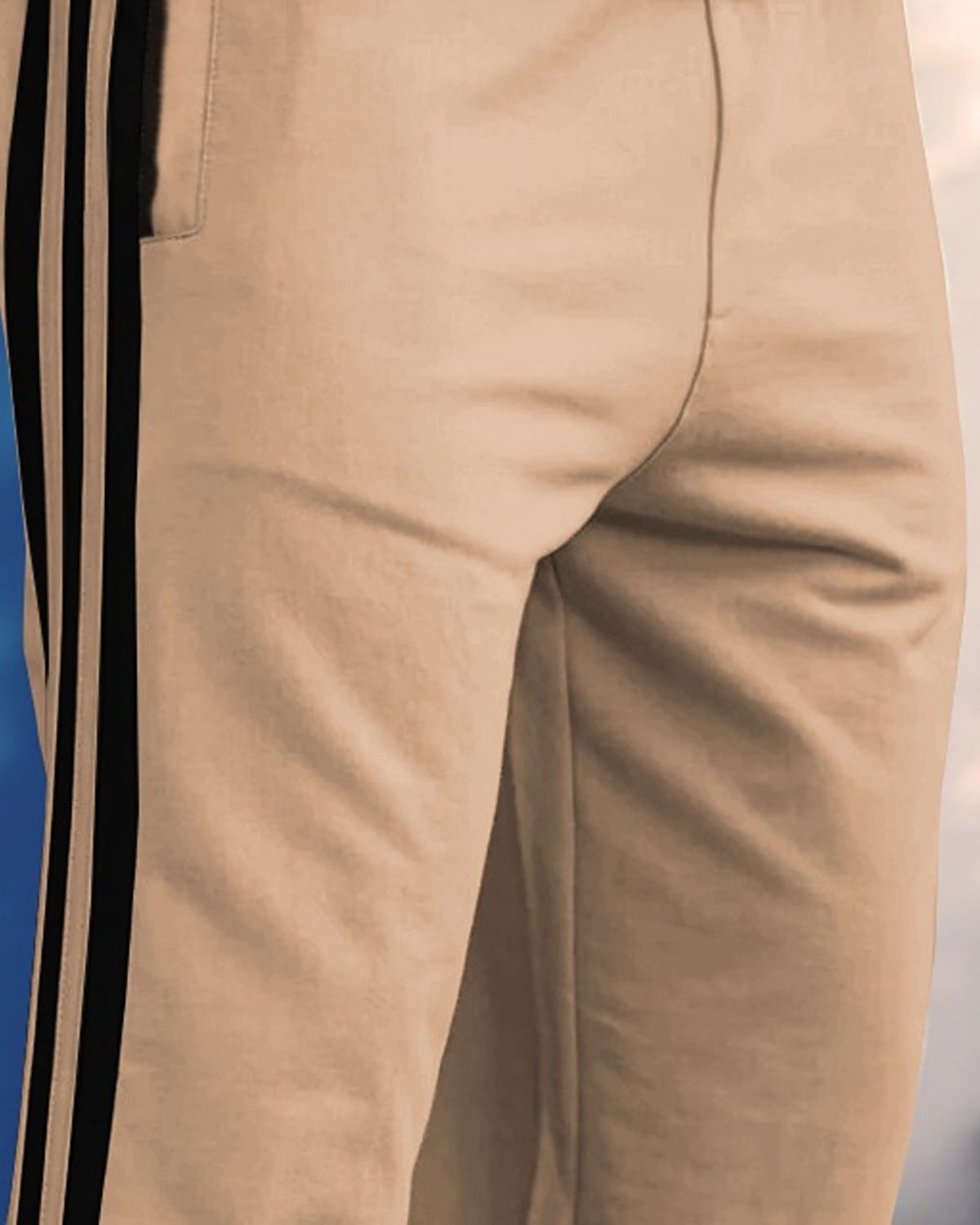 FINGERCROS Premium Men’s Three-Stripe Athletic Lounge Trousers