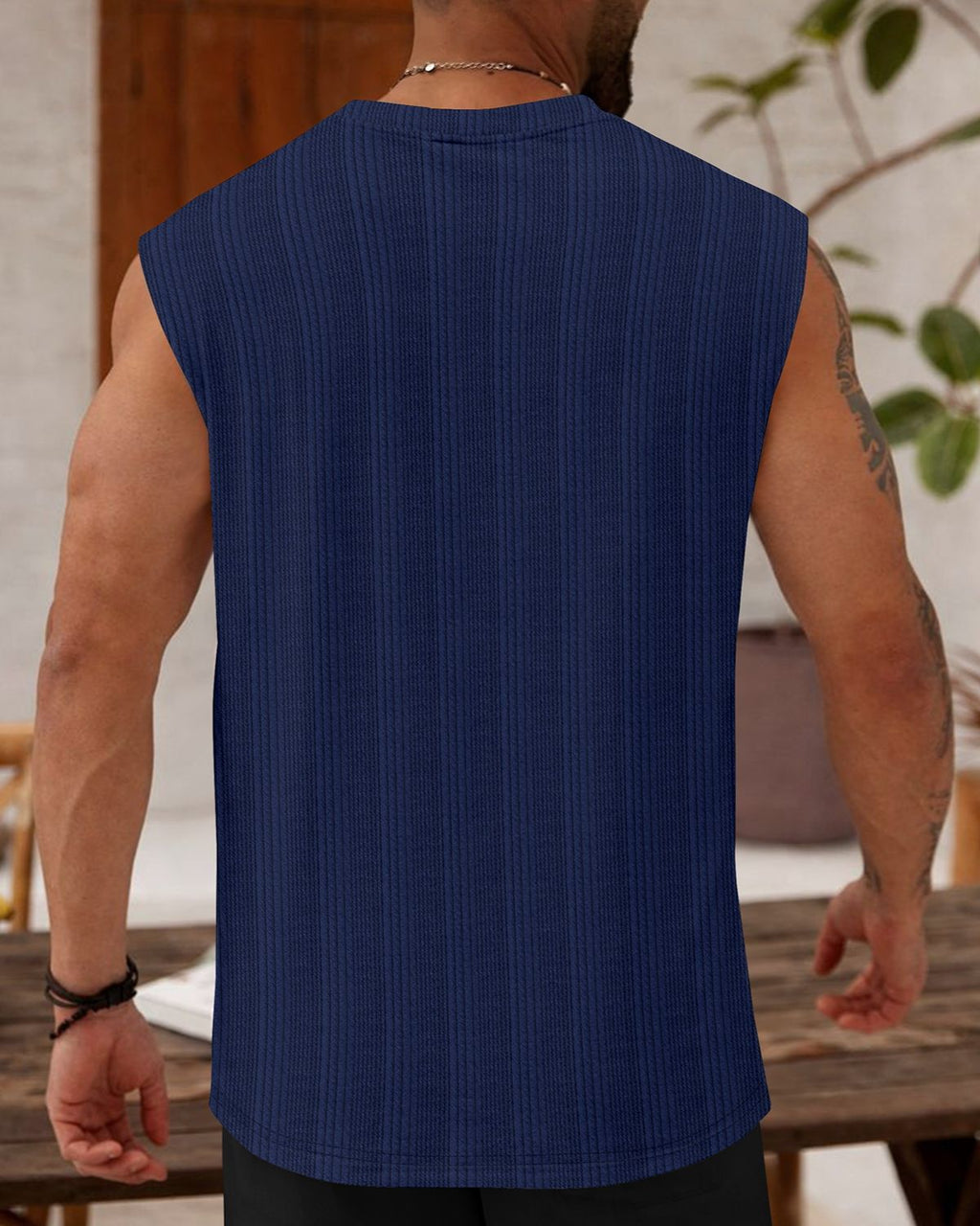 FINGERCROS Men's Premium Fine-Ribbed Muscle Tank Top